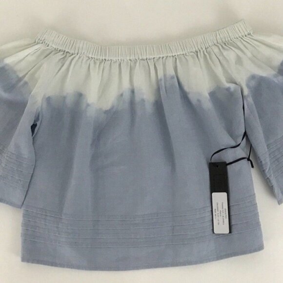 YFB Blue Off The Shoulder Top Size S - Picture 2 of 6